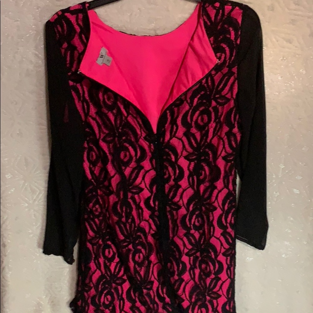New black and pink dress - Picture 4 of 4
